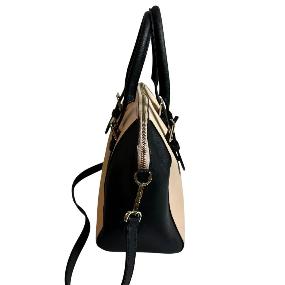 Kate Spade Cove Street Colorblock Pippa Crossbody in Soft Resetta Pink Black - Picture 5 of 12